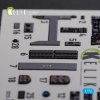 KELIK K72104 HE-219 UHU interior 3D decals for Dragon kit 1/72